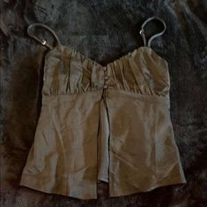 La Hearts Brown Tank Top